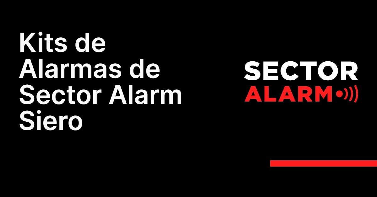 Kits de Alarmas de Sector Alarm Siero